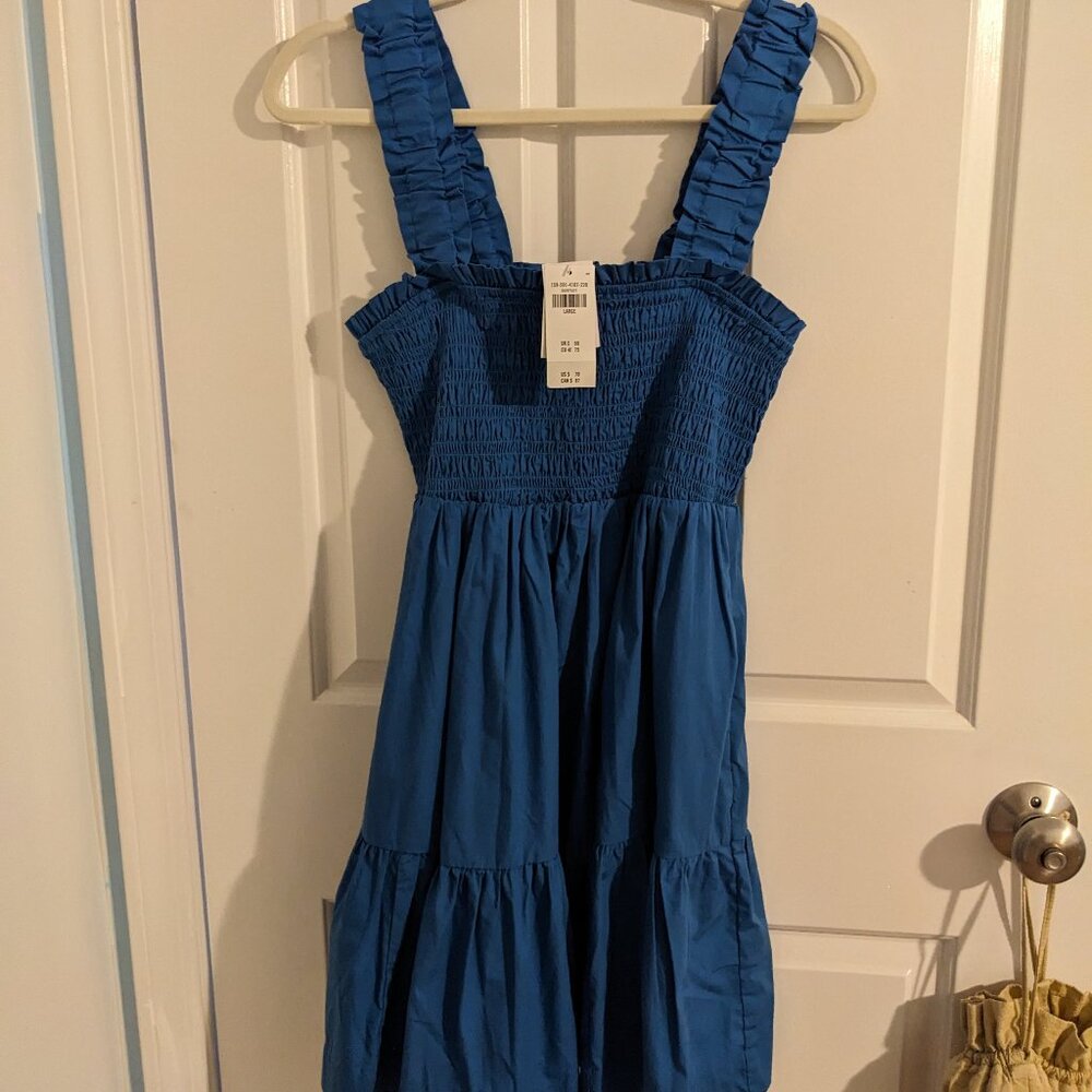 A & F Smocked Mini Dress